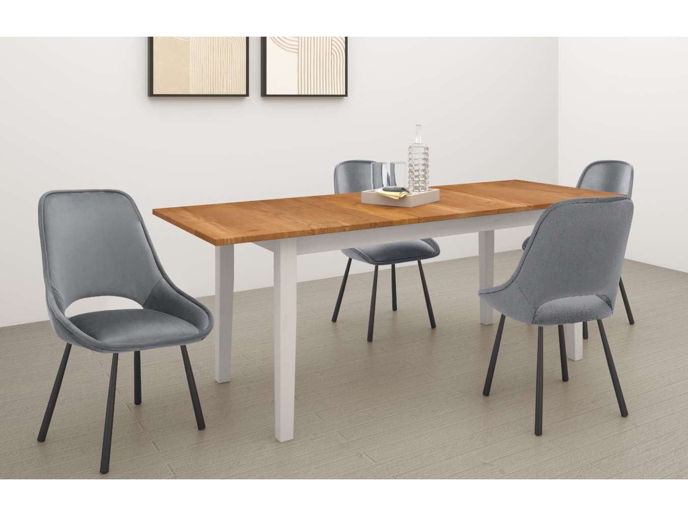 OTTO home Esstisch Dakota, aus massivem Kiefernholz, ausziehbar, Breite 160-200 cm