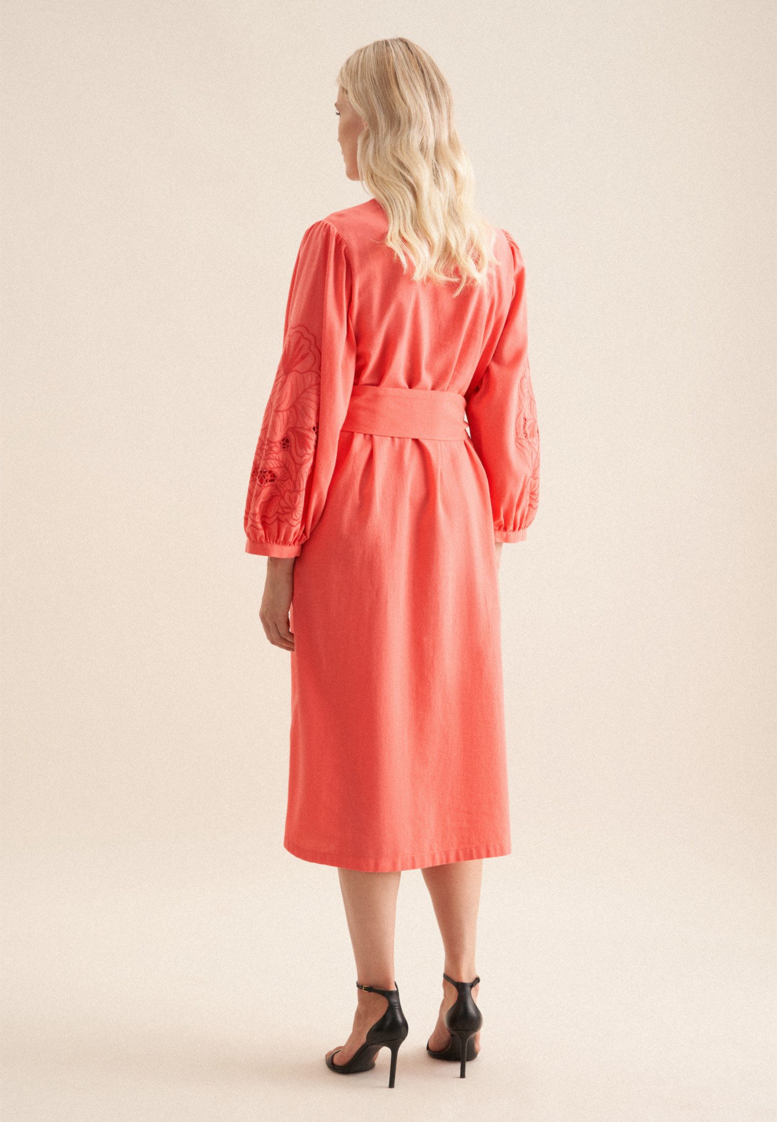 seidensticker Sommerkleid Schwarze Rose 7/8-Arm Rundhals günstig online kaufen