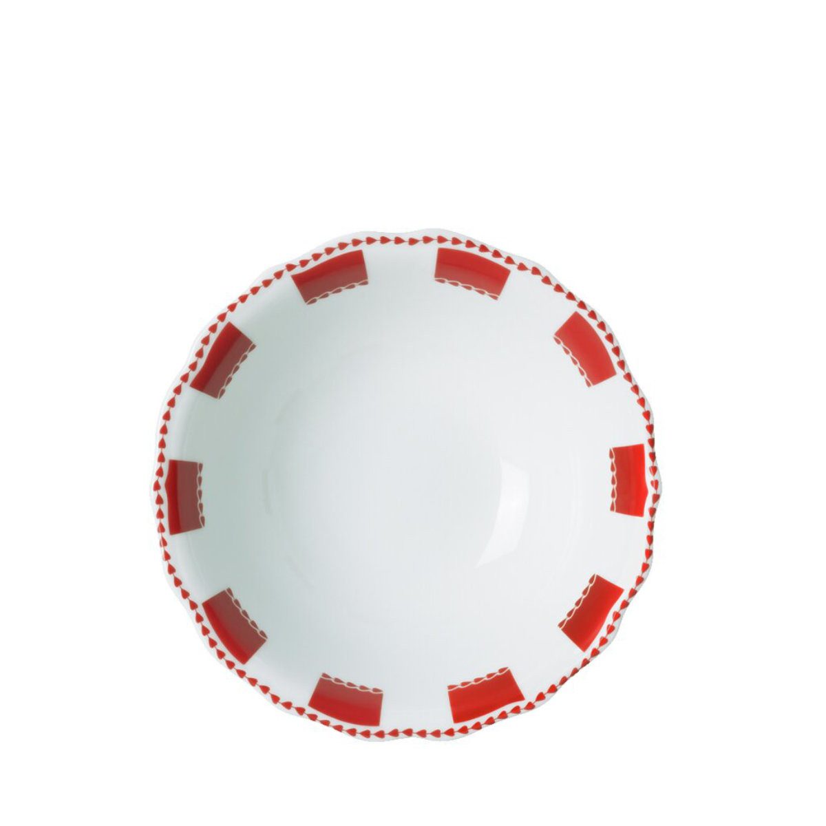 Hutschenreuther Schale Christmas Love Red Weihnachtsgeschirr, Porzellan, 17 cm