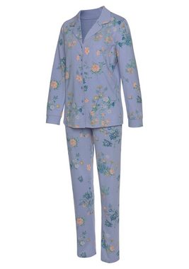 Vivance Dreams Pyjama (2 tlg) mit Blumen Print