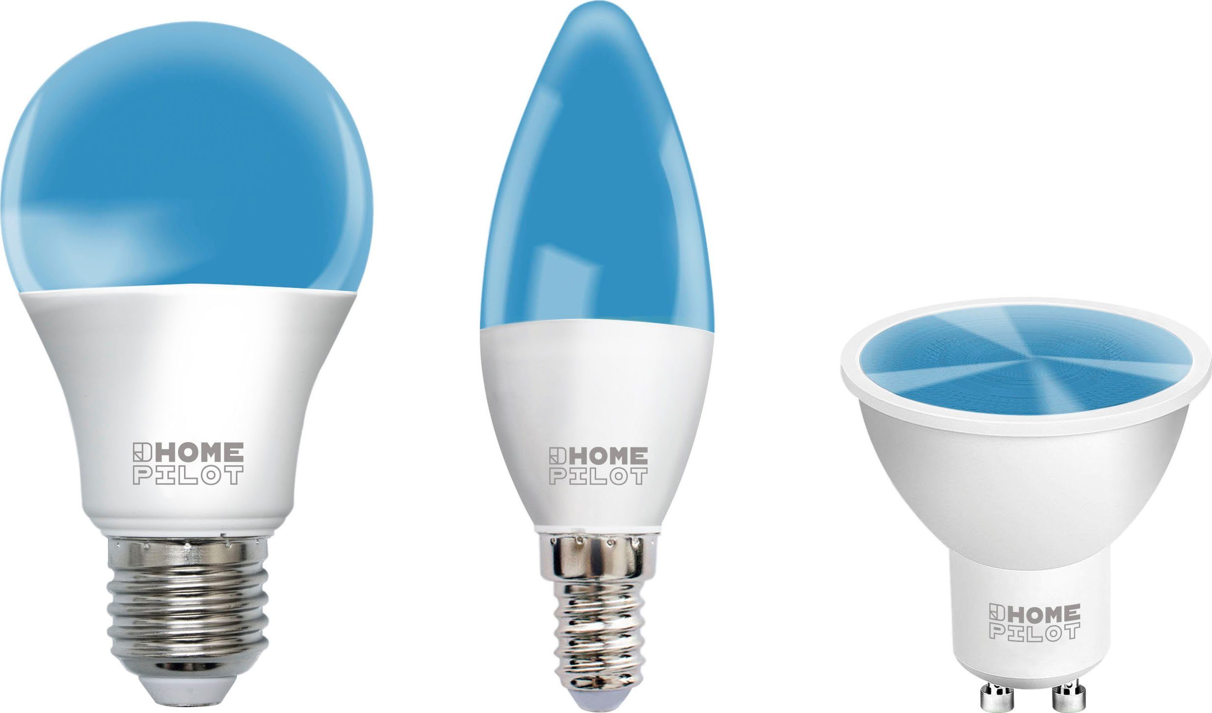 HOMEPILOT LED-Leuchtmittel Farbwechsler, Colour, Kaltweiß, White Warmweiß LED-Lampe and E14 addZ