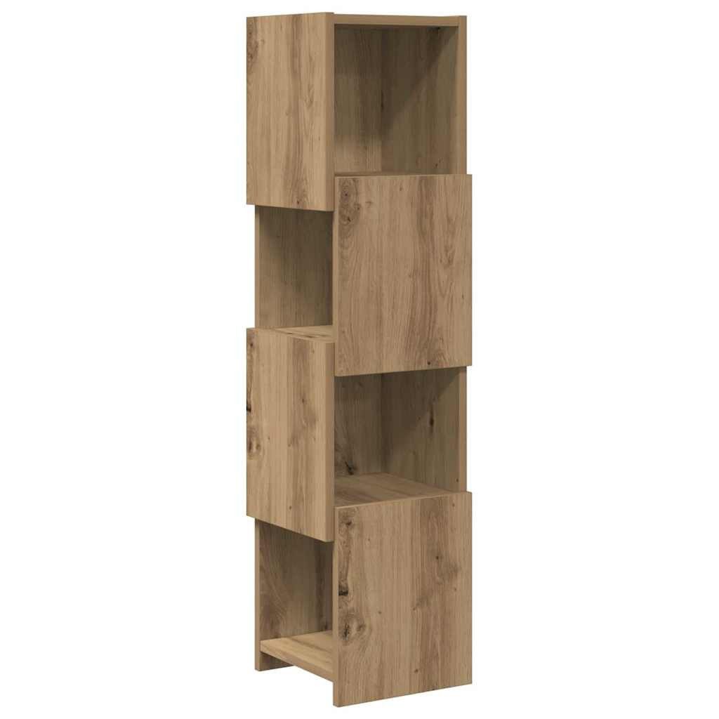 vidaXL Eckschrank Eckschrank 25,5x25x102cm Holzwerkstoff Artisan-Eiche (1-St)