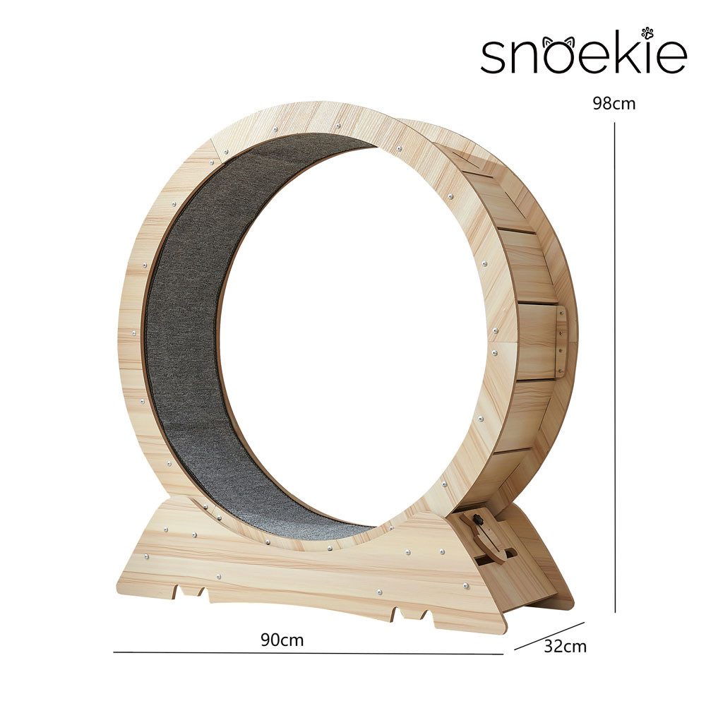 SNOEKIE Kratzbaum Snoekie Leises Indoor Katzenlaufrad groß für Wohnungskatz günstig online kaufen