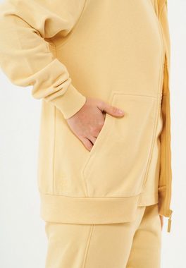 ORGANICATION Sweatjacke Junda-Unisex Full Zip Hoodie in Soft Yellow