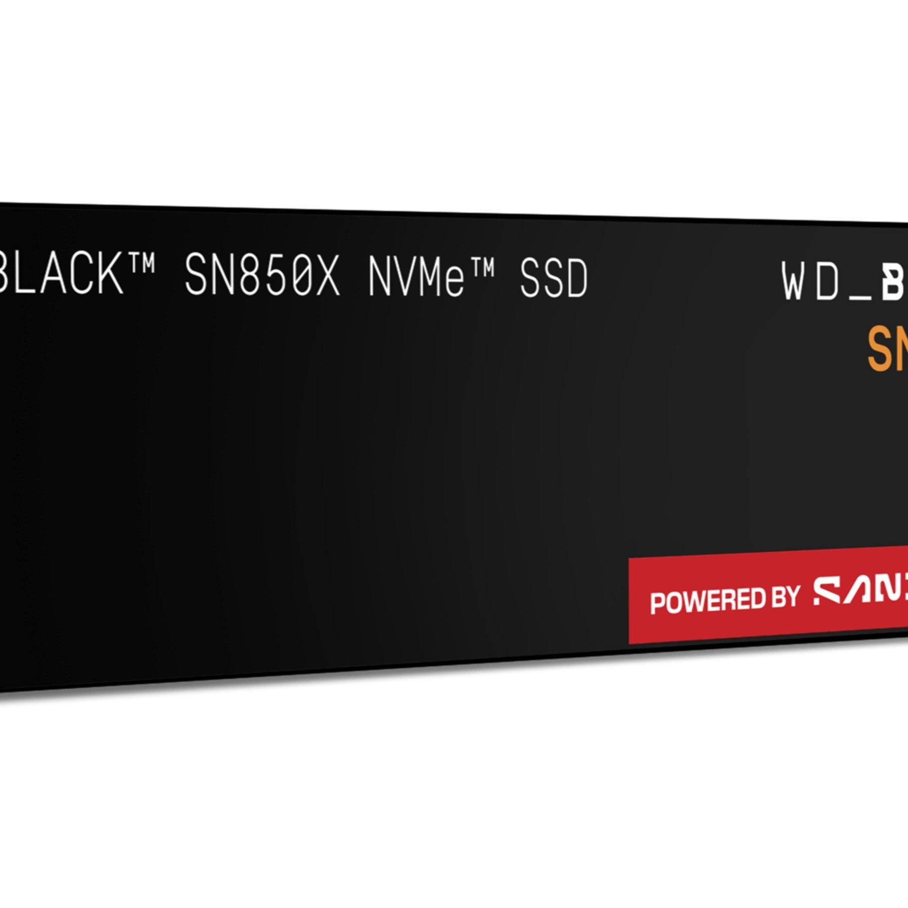 Sandisk WD_BLACK SN850X NVMe SSD-Festplatte (4 TB) M.2" 7300 MB/S Lesegeschwindigkeit, 6600 MB/S Schreibgeschwindigkeit