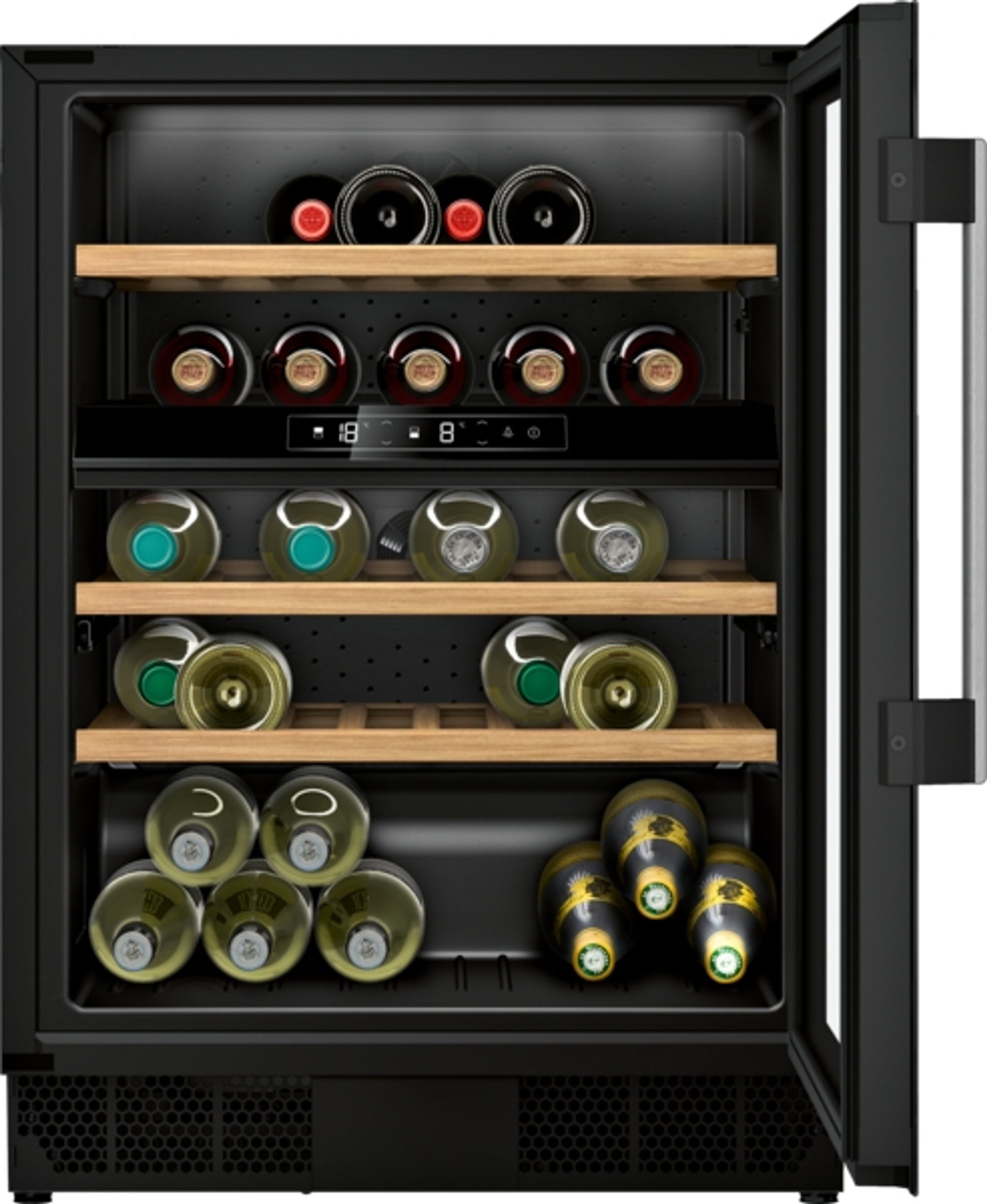 NEFF Einbauweinkühlschrank KU9213HG0, für 44 Standardflaschen á 0,75l,zwei Temperaturzonen, bis 44 Flaschen
