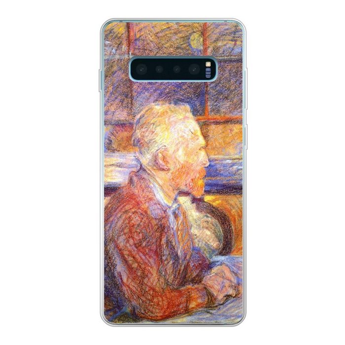 MuchoWow Handyhülle Porträt von Henri de Toulouse-Lautrec - Vincent van Gogh Phone Case Handyhülle Samsung Galaxy S10 Lite Silikon Schutzhülle