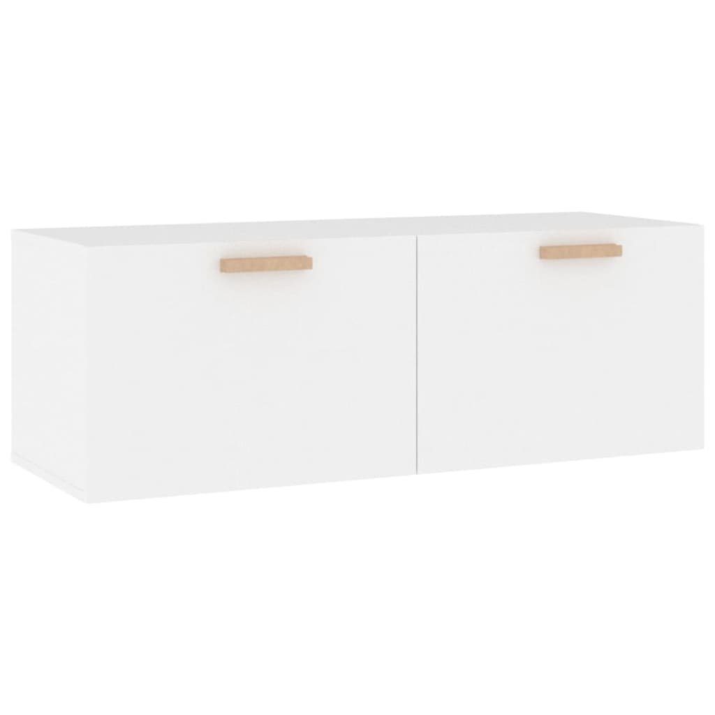 vidaXL Hängeschrank Wandschrank Weiß 100x36,5x35 cm günstig online kaufen