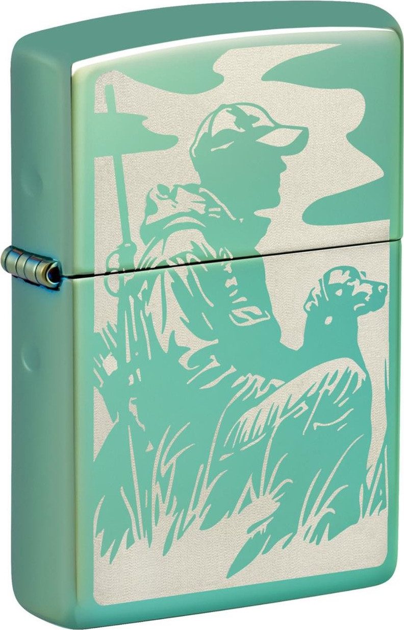 Zippo Feuerzeug Zippo Benzinfeuerzeug, Duck Hunting, Grün (1-St)