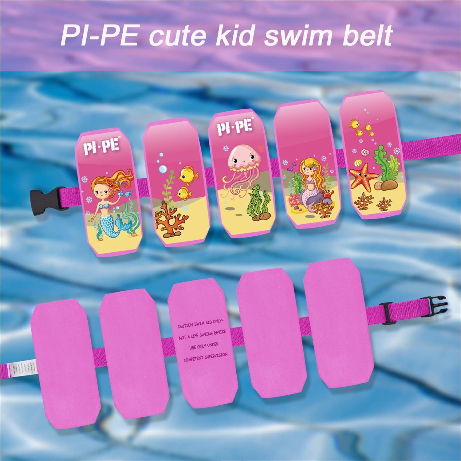 PI-PE Schwimmweste PI-PE Schwimmgürtel Kinder Pro rosa