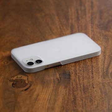Artwizz Smartphone-Hülle Artwizz Rubber Clip - Schlanke Hardcase Schutzhülle mit Soft-Touch-Beschichtung für iPhone 12 mini, Transluzent