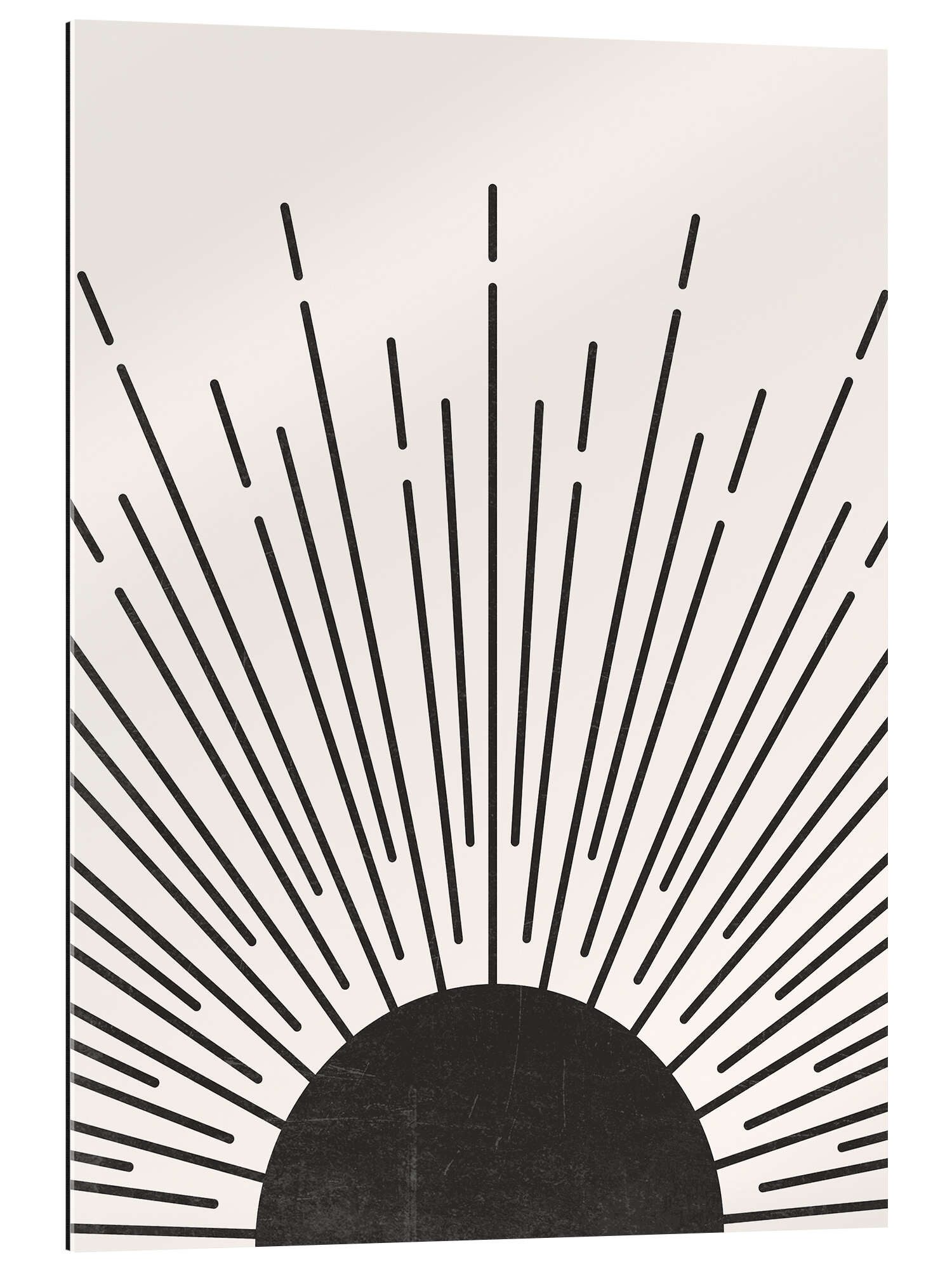 Posterlounge XXL-Wandbild TAlex, Skandinavischer Sonnenuntergang, Schlafzimmer Boho Grafikdesign
