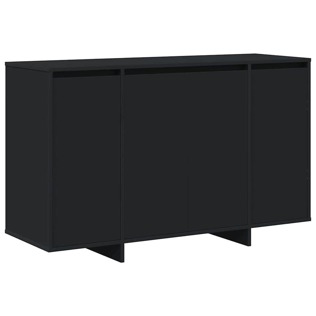 vidaXL Sideboard Sideboard Schwarz 120 x 41 x 75 cm Holzwerkstoff (1 St)
