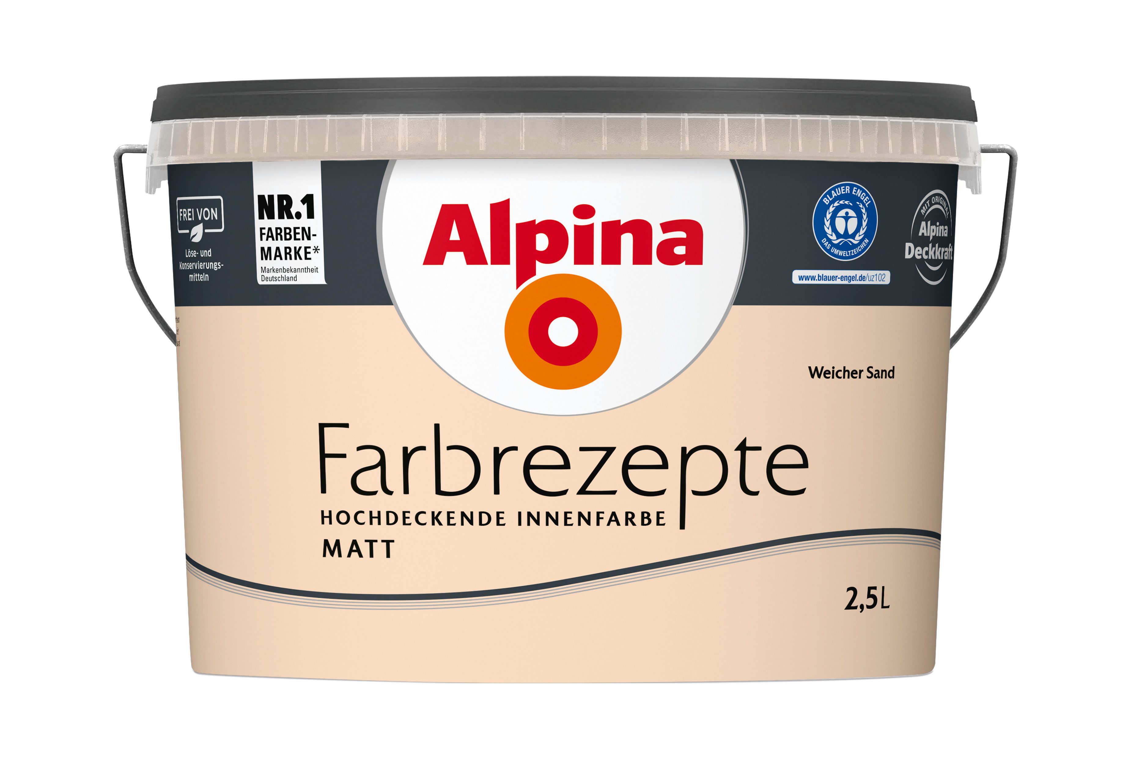 Alpina Wandfarbe Alpina Farbrezepte: einfach entspannt - Blau- & Beigetöne