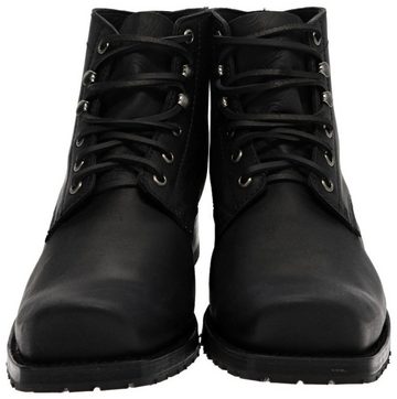 Sendra Boots 10604 Negro Herren Schnürstiefel Schwarz Stiefelette