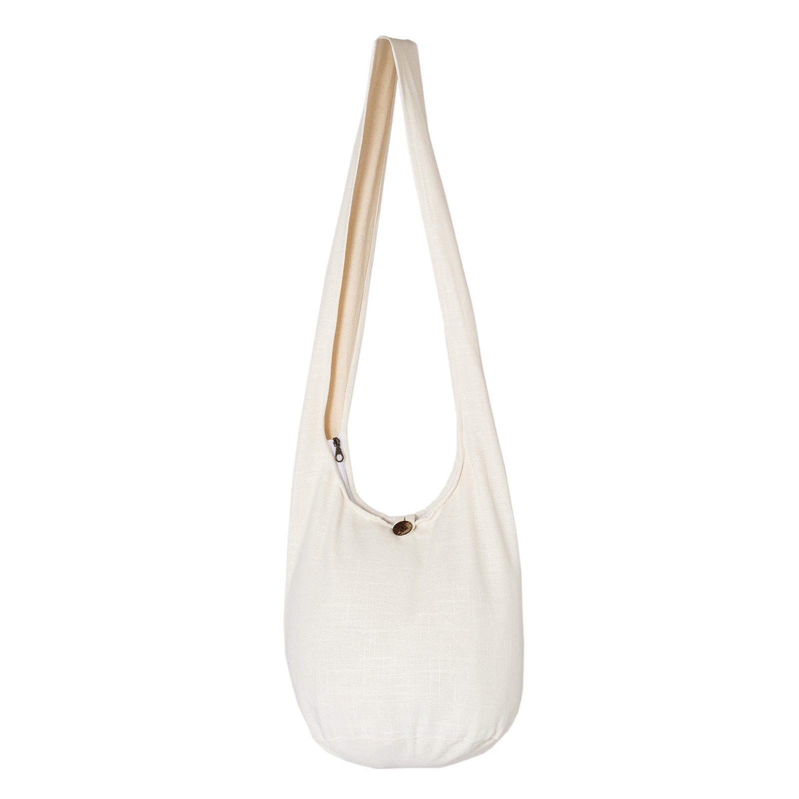 PANASIAM Freizeittasche Schulterbeutel einfarbig Schultertasche aus Hanf in günstig online kaufen