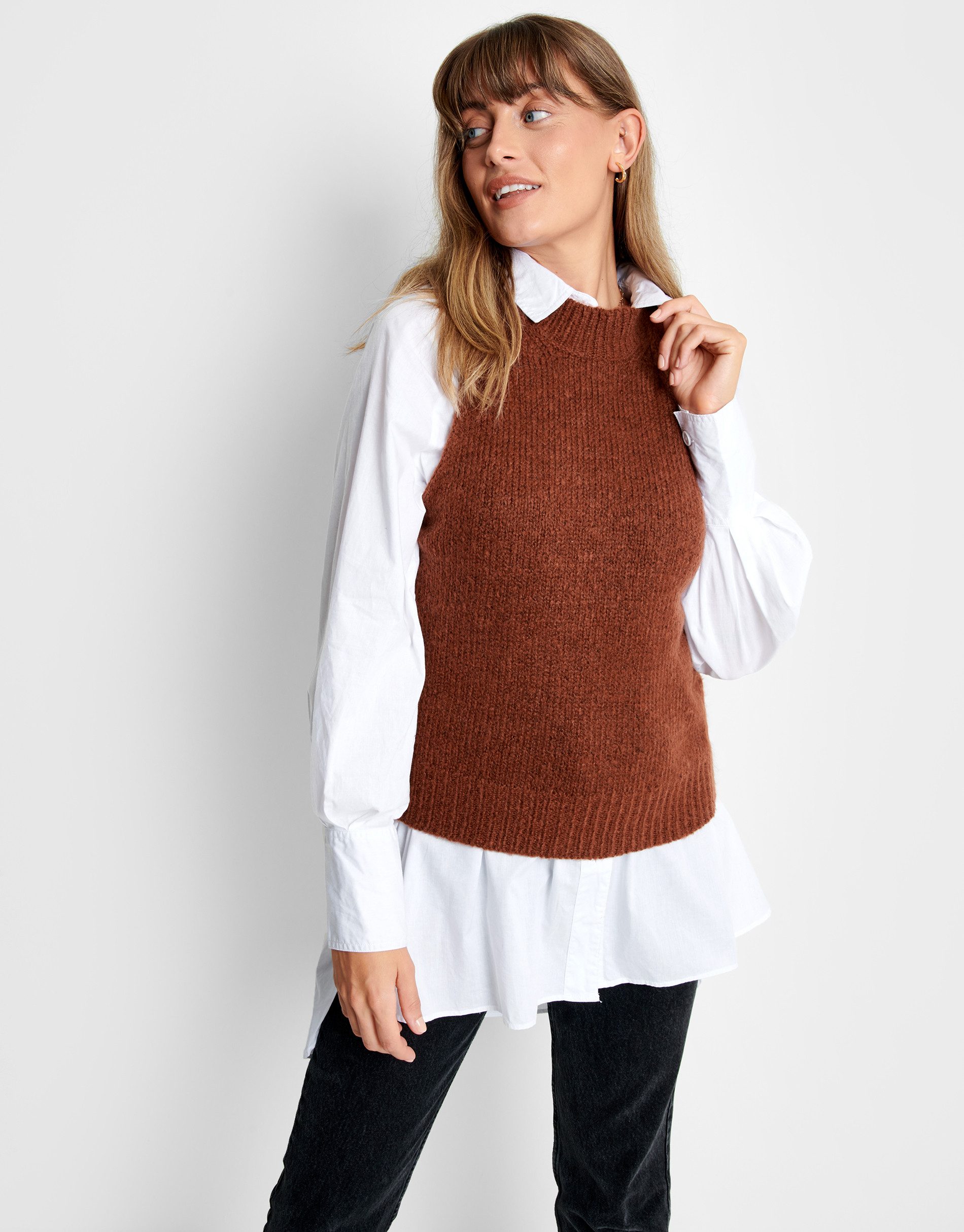Threadbare Pullunder Hazel (1-tlg) im Strick-Design günstig online kaufen