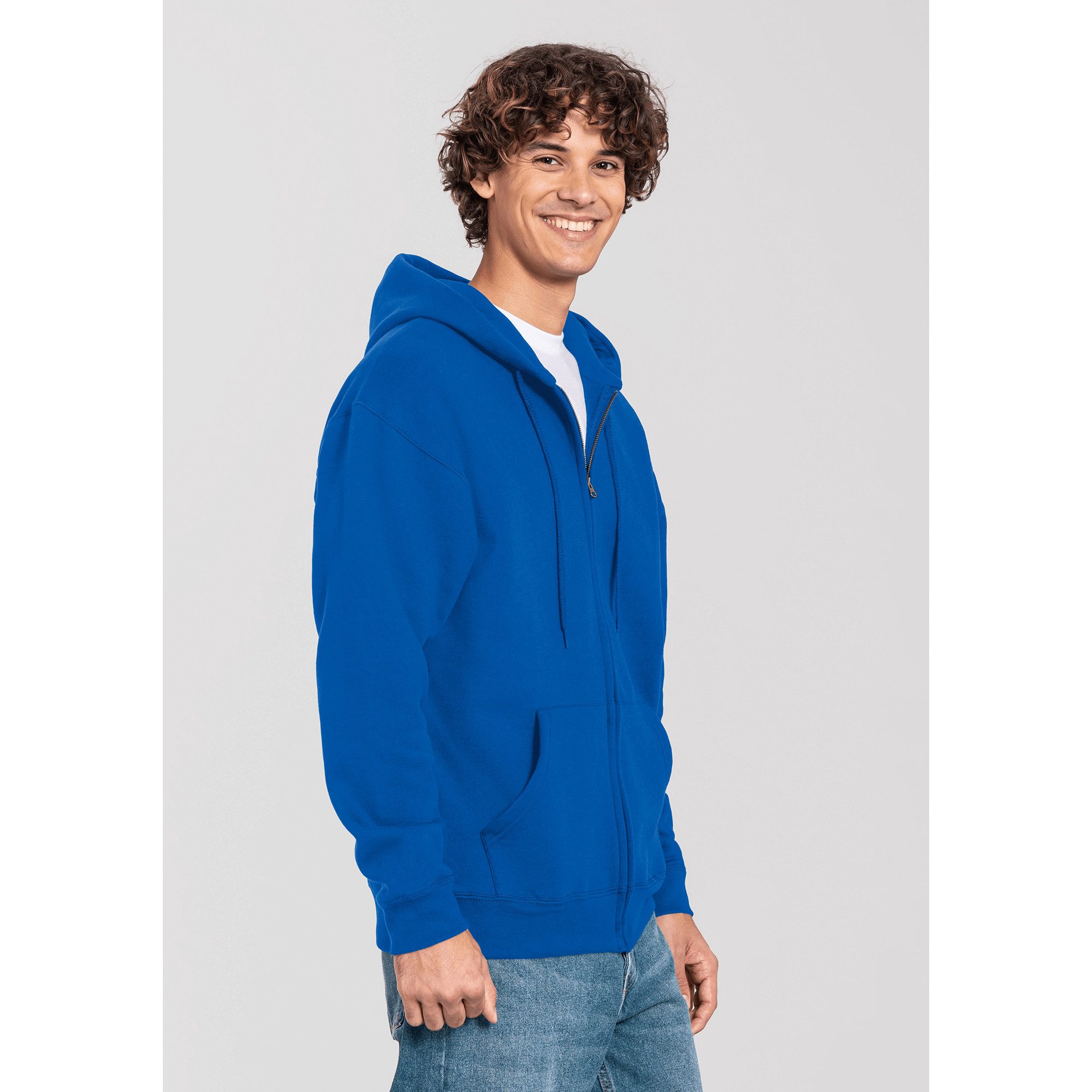 Fruit of the Loom Sweatjacke Iconic Premium Kapuzen Sweatjacke – Bild 3 von 5