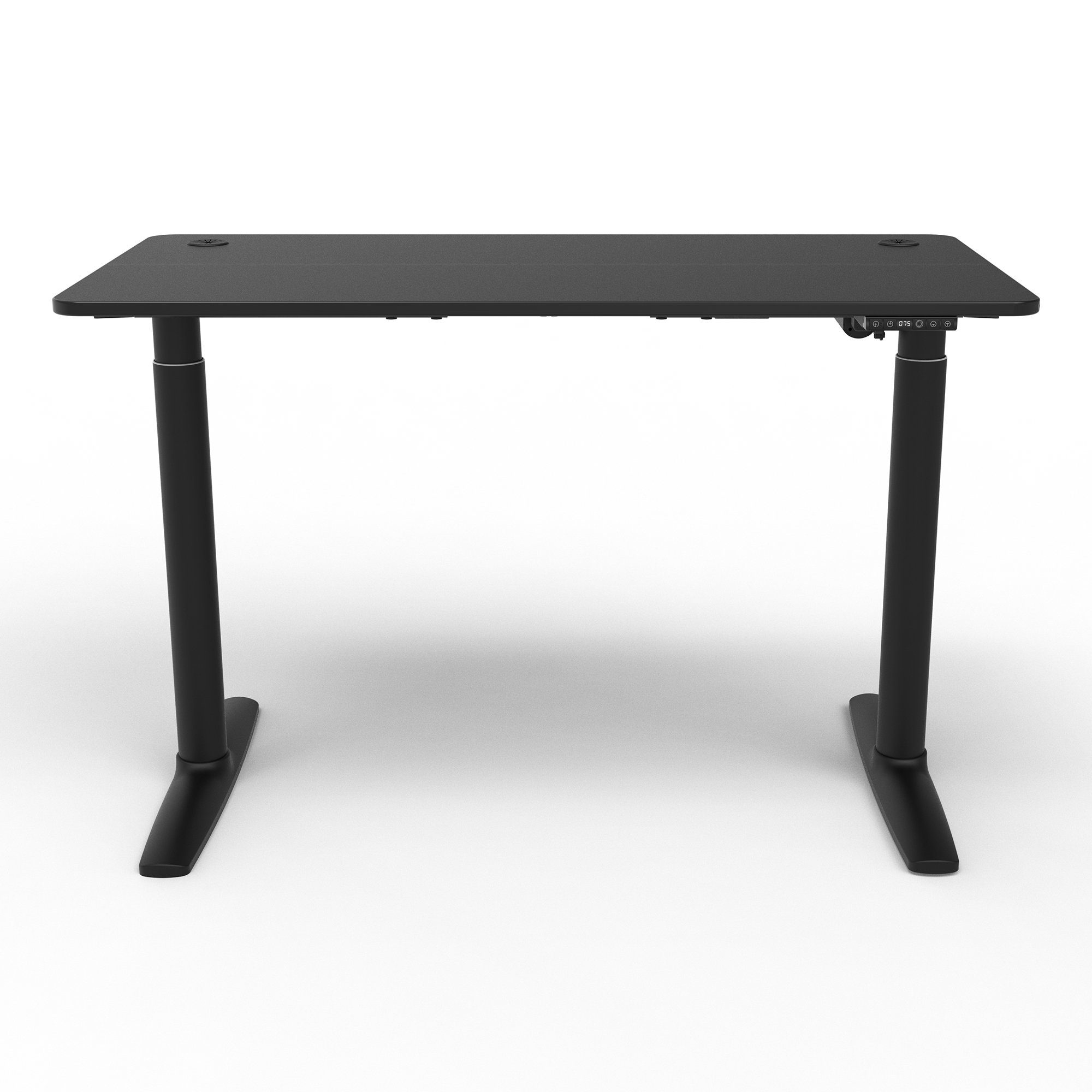 pro.tec Schreibtisch, »Arogno« Höhenverstellbarer x cm Tisch Schwarz 120 60