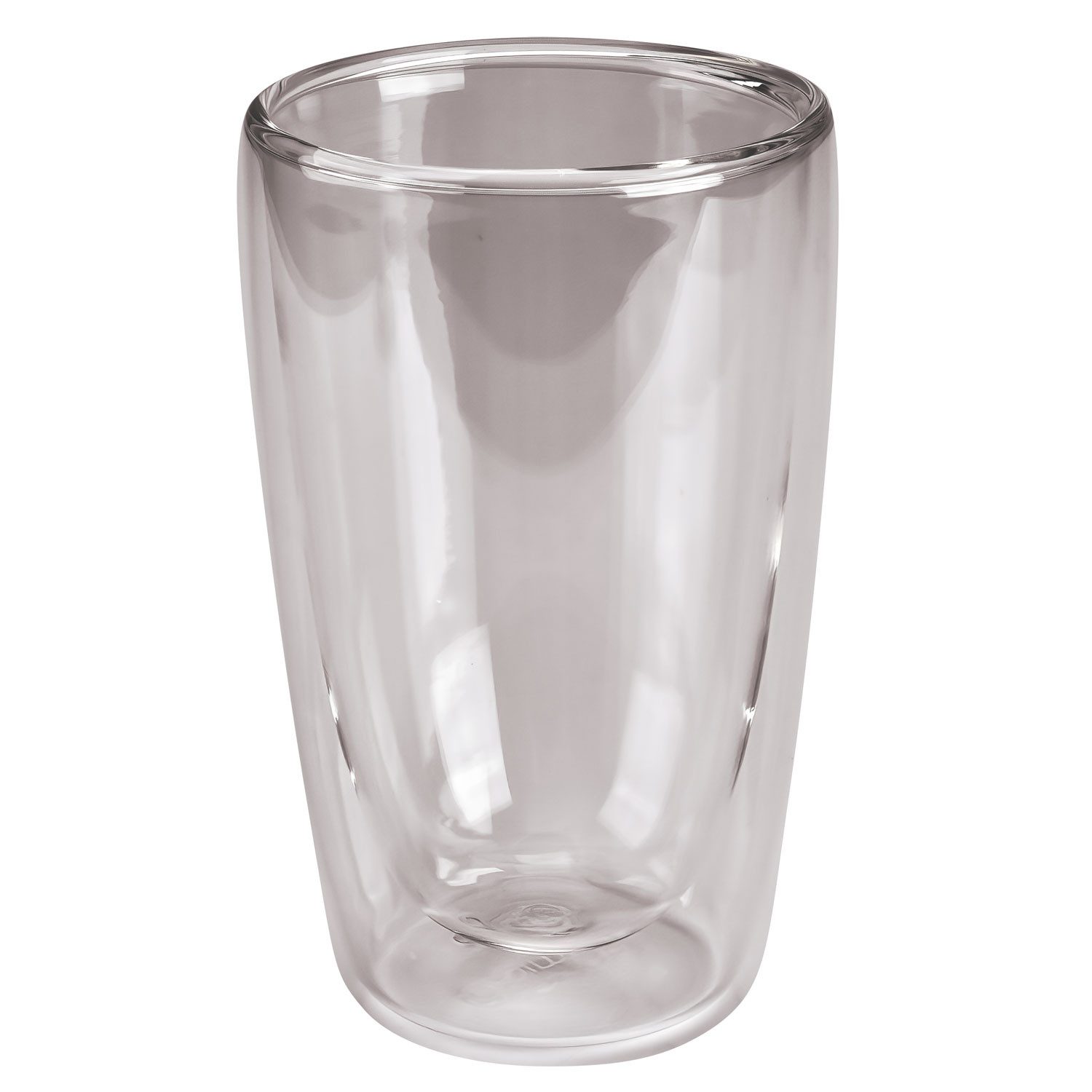 Dimono Latte-Macchiato-Tasse Doppelwandiges Trinkglas 450ml, Borosilikat-Glas, Wasser- Longdrink- & Келихи для коктейлів