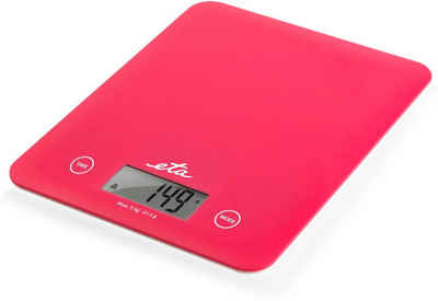 eta Küchenwaage ETA277790020 Lori pink, (1-tlg), bis 5kg, Genauigkeit 1g, LCD-Display, TARE