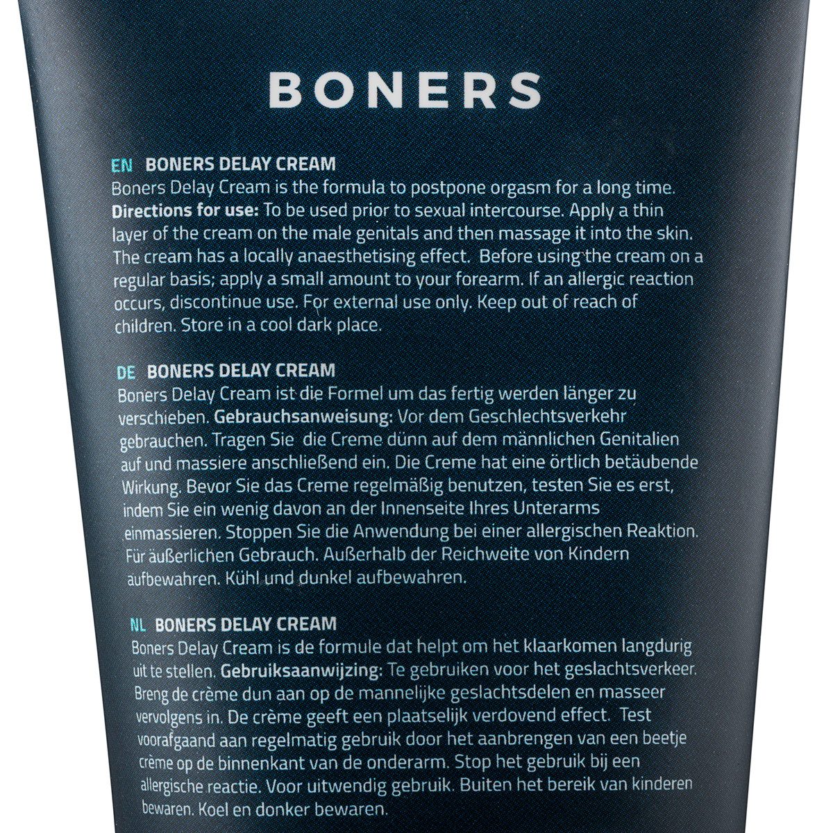 Boners Gleit- und Massagegel Verzögerungscreme – Bild 4 von 5