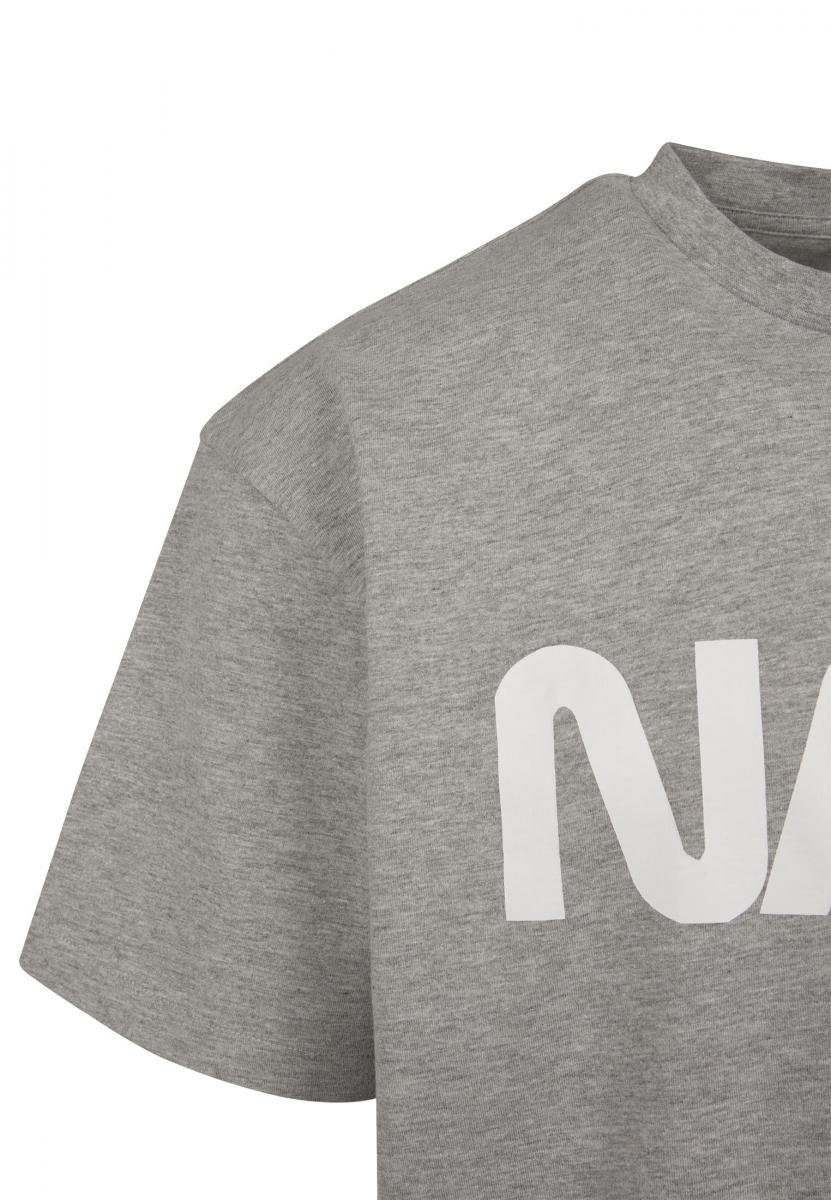Mister Tee heather grey Oversized MT867 NASA Print-Shirt Heavy