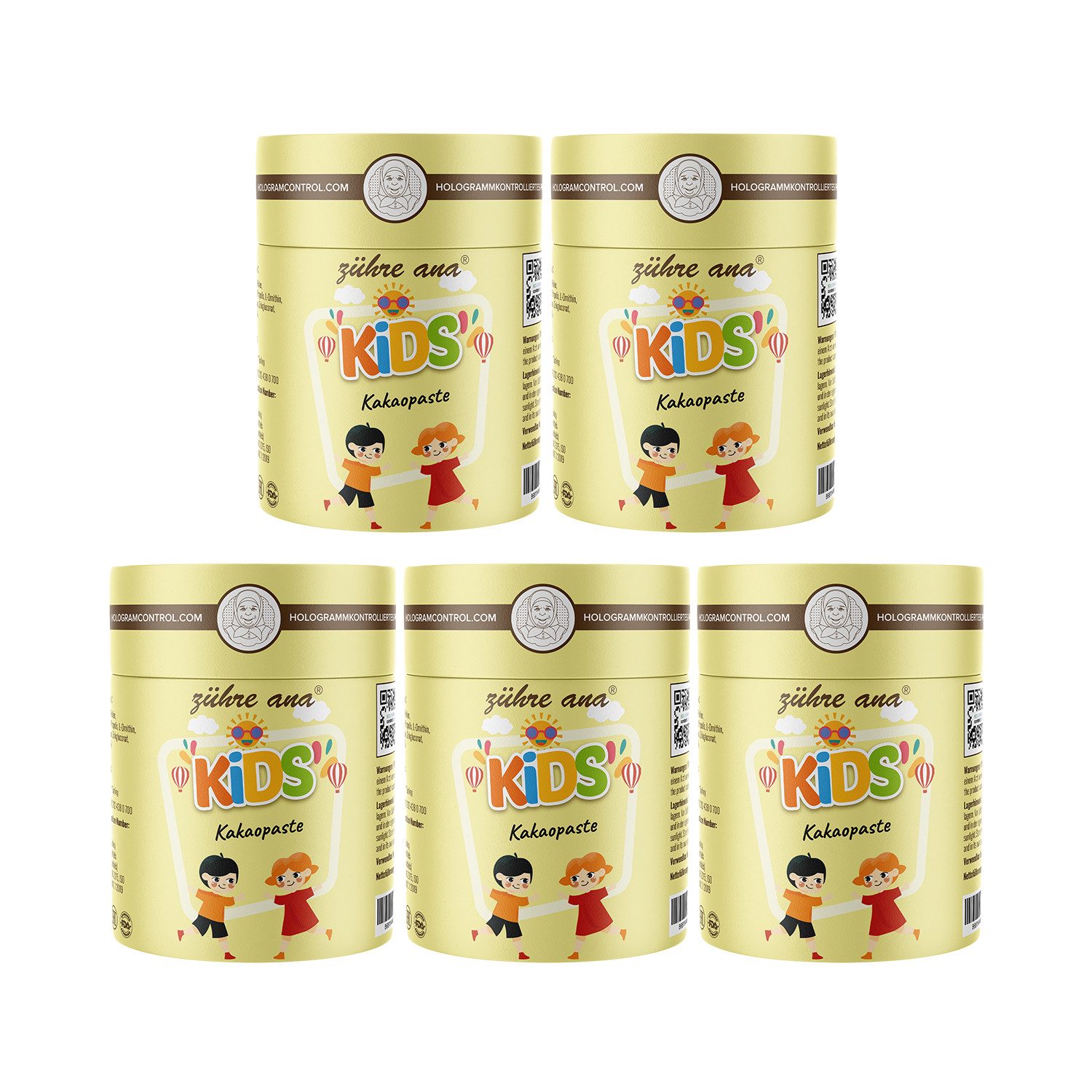 Zühre Ana® Kinder Kakao Paste-Gelée Royale, Melasse, Honig Multivitamin für Kinde Paste, 1200 g, Kakaomasse für Kinder - Appetitverstärker Vitamine für Kinder
