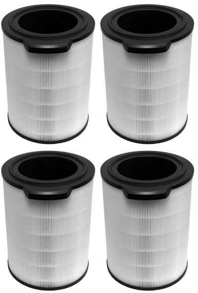 Comedes Ersatzfilter 4er Set passend für Philips Luftreiniger Serie 4000(I), Zubehör für Raumluftreiniger Philips 4000(I) AC4236/10, einsetzbar statt Philips Nanoprotect Filter FY4440/30