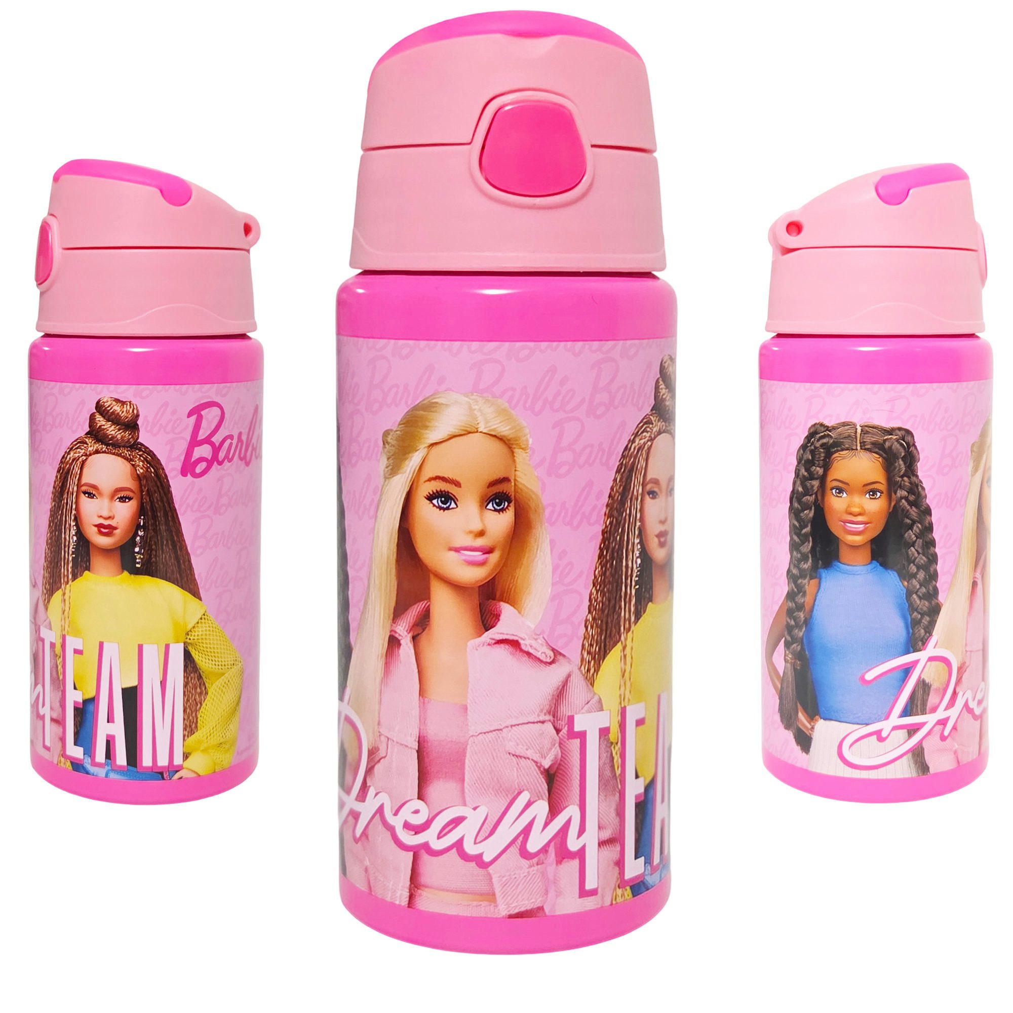 Barbie Trinkflasche Barbie Kinder Aluminium Sport Wasserflasche Flasche 500 ml