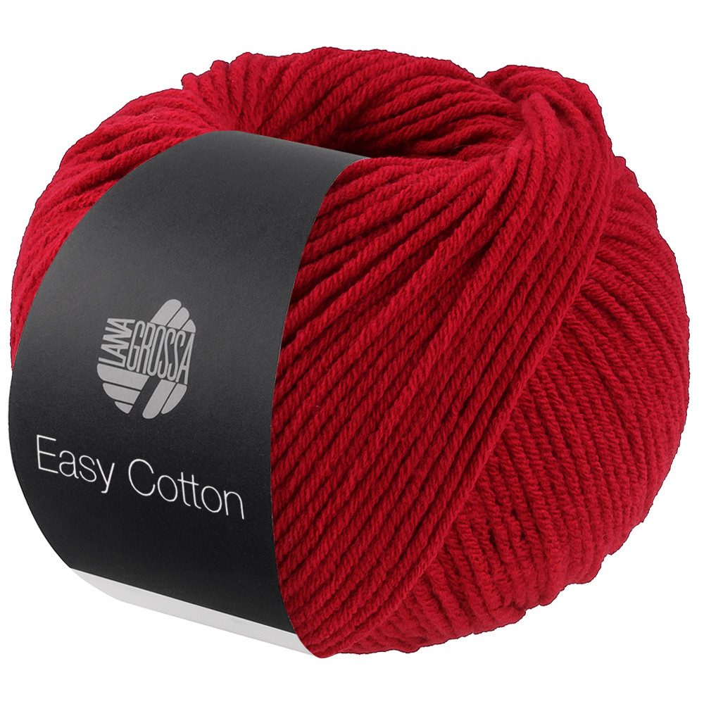 LANA GROSSA EASY COTTON Häkelwolle, 123 m (Weiches Garn für Strick- und Häkelprojekte), 50 g