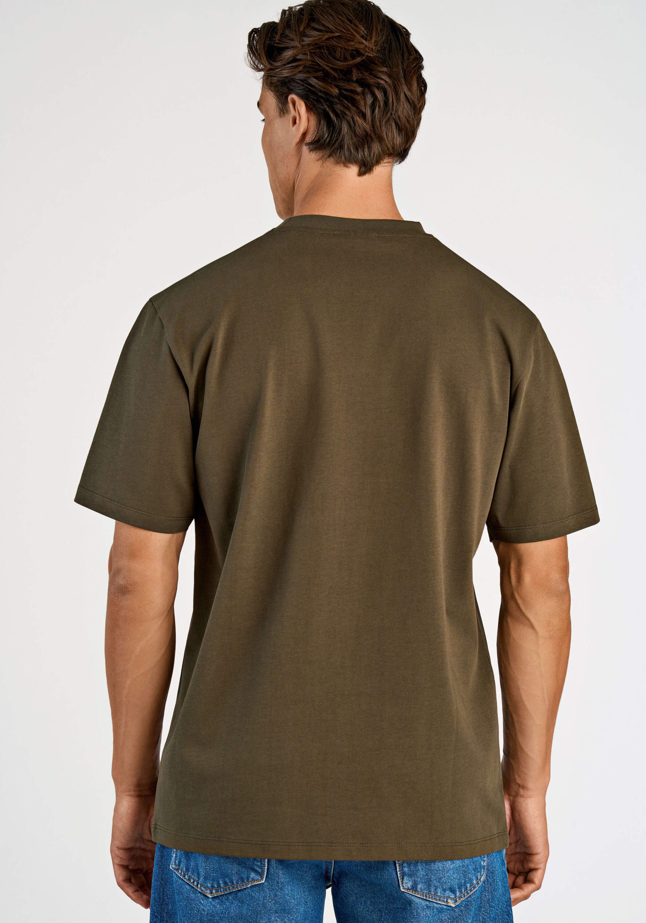 LINDBERGH Kurzarmshirt T-Shirt (Kurzarm) Oversize Fit