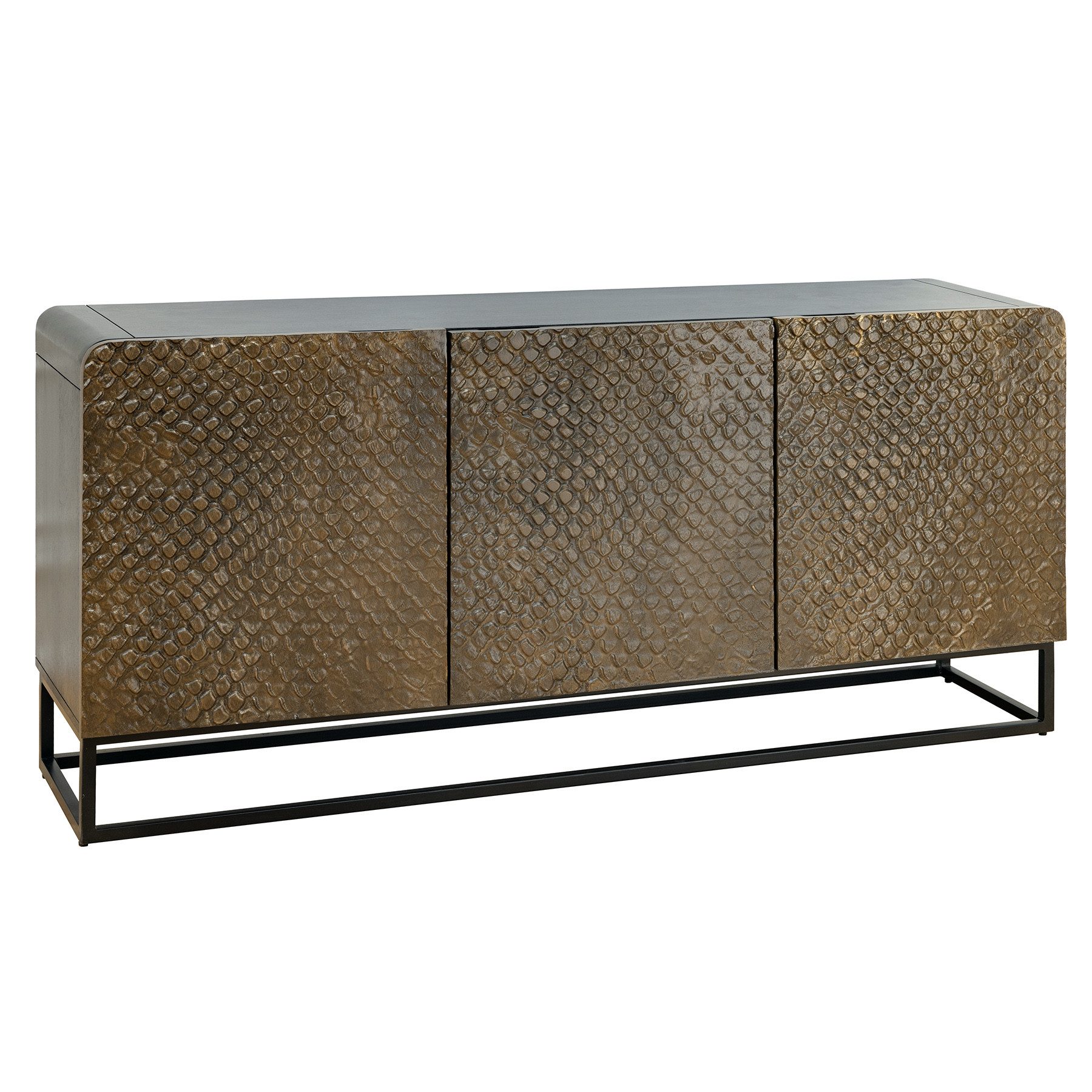 riess-ambiente Sideboard SNAKE 160cm braun / günstig online kaufen
