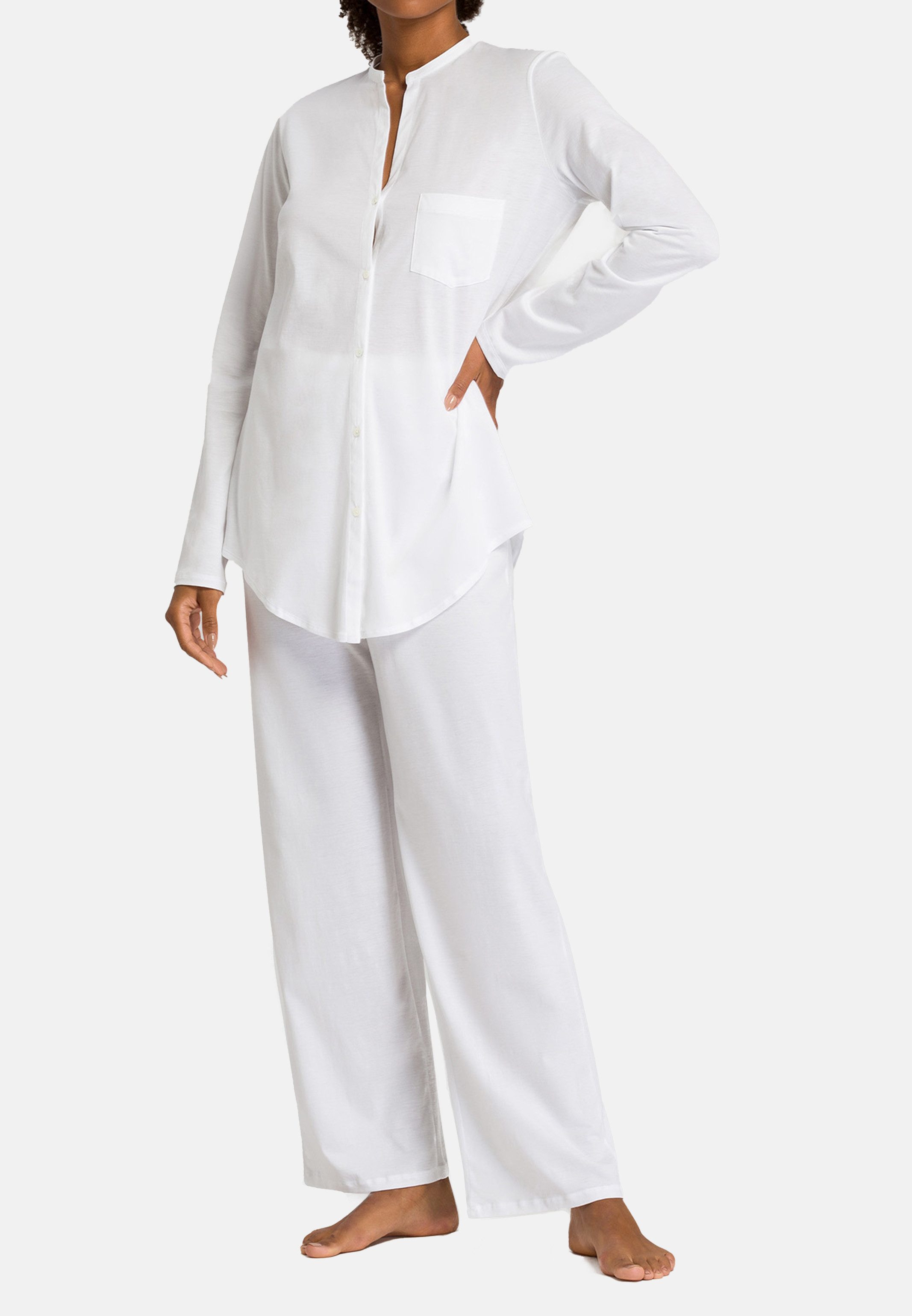 Hanro Pyjama Cotton Deluxe (Set, 2 günstig online kaufen
