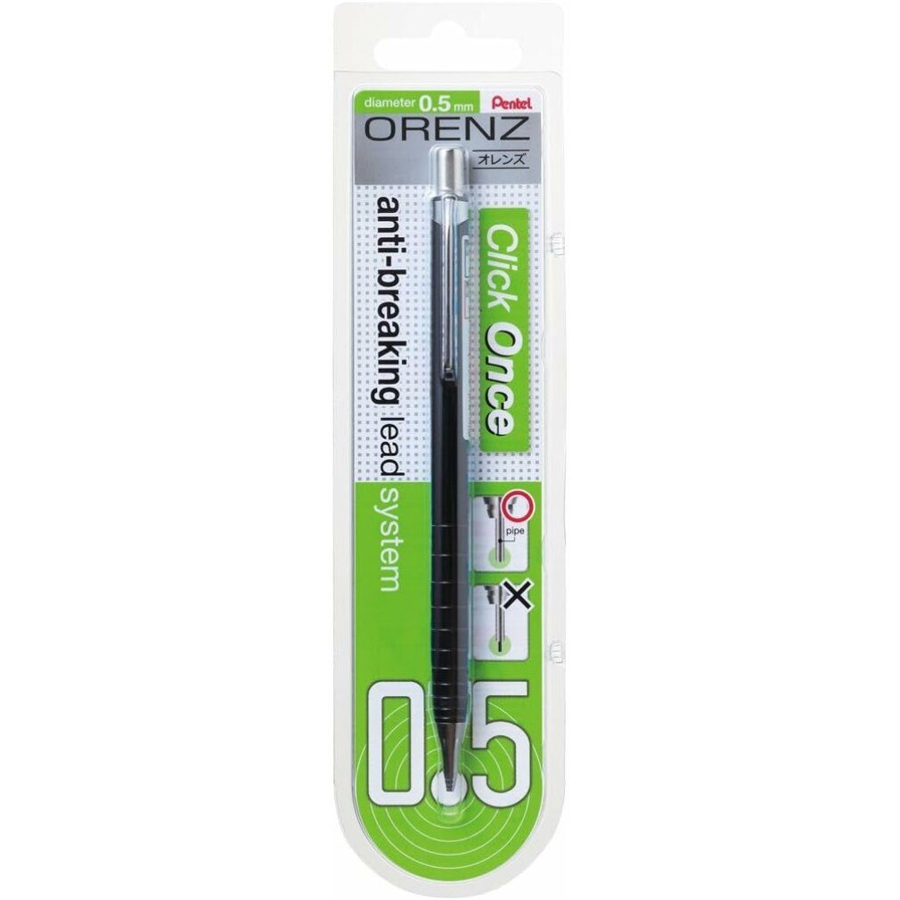 PENTEL Bleistift Orenz Druckbleistift schwarz B 0,5 mm
