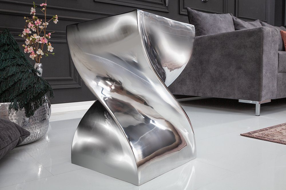 riess-ambiente Beistelltisch TWIST 45cm silber · günstig online kaufen