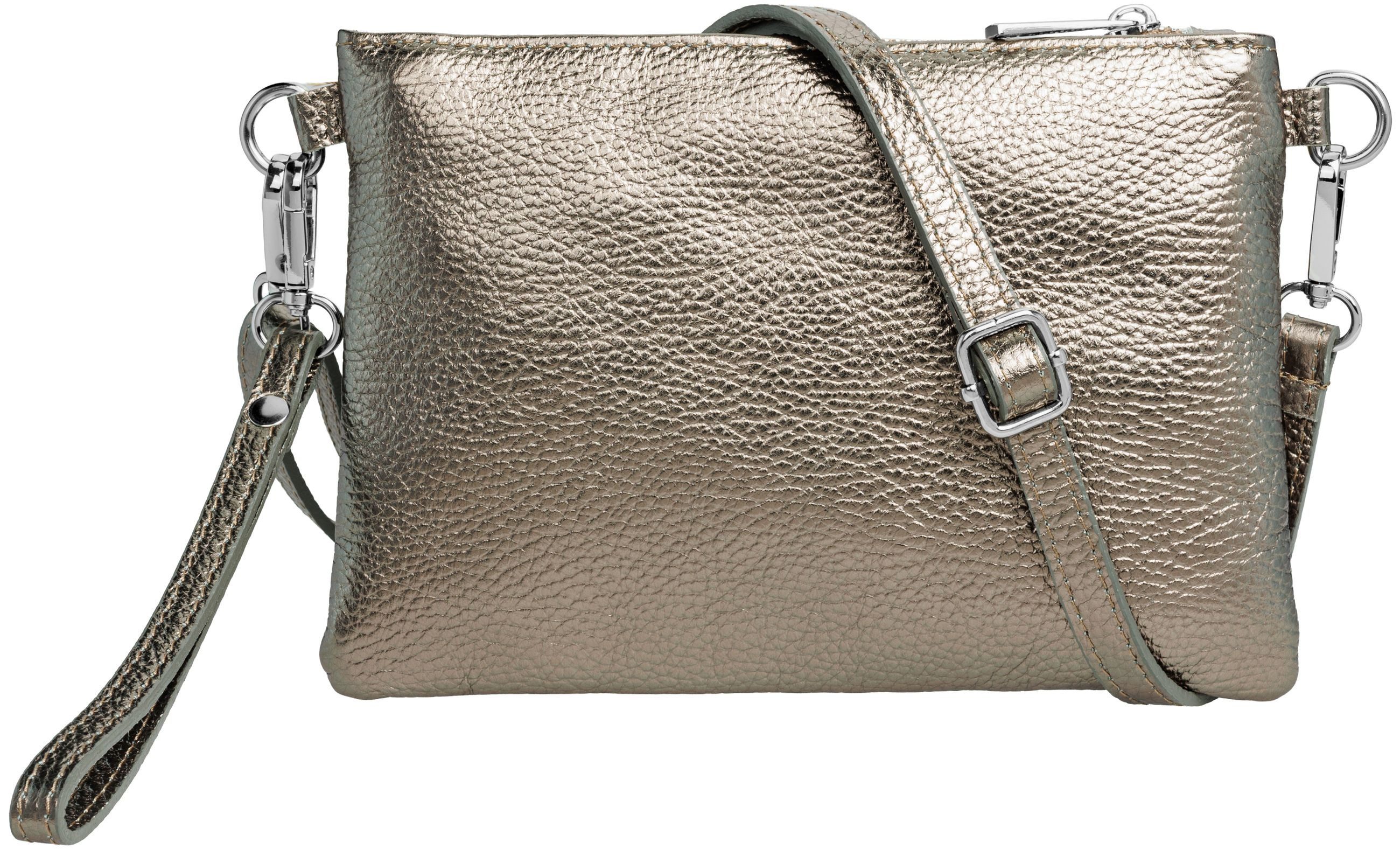 Clutch Kleine Leder Clutch Damen Abendtasche - CLASSIC LINE - Modell No.852
