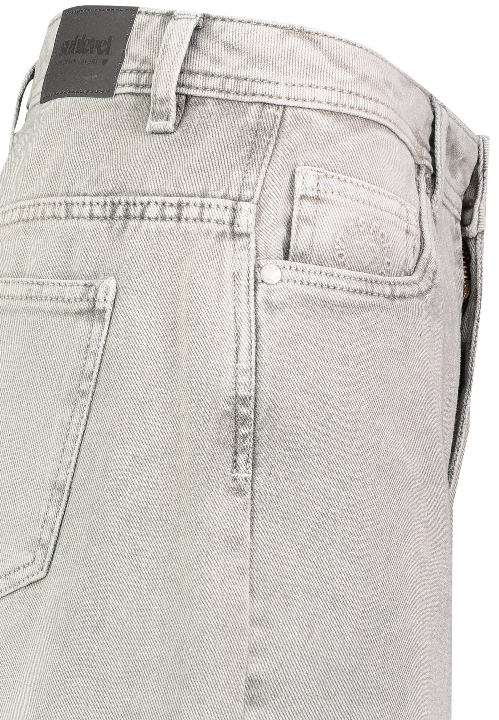 SUBLEVEL Bermudas Damen Jeans Shorts Bermuda Kurze Hose Short Denim Baggy 5-Pocket-Style