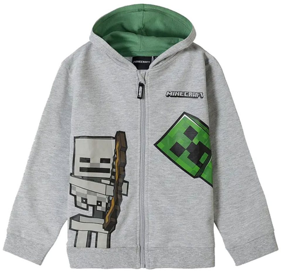Minecraft Kinder mit Sweatshirt Minecraft Kapuze Kapuzenjacke Hoodie Kapuzensweatshirt Jungen
