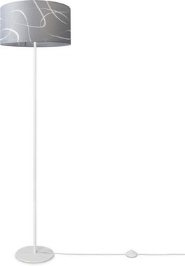Paco Home Stehlampe Luca Tribal, ohne Leuchtmittel, Dreibein Mit Lampenschirm Stoff Stehleuchte Modern Abstrakt Uni E27