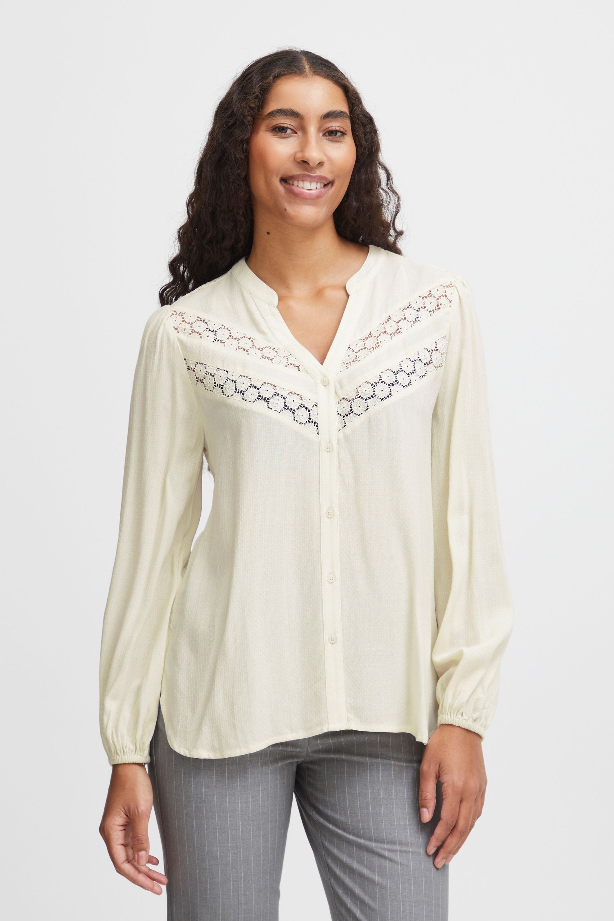 Langarmbluse BYHABINE VNECK SHIRT -