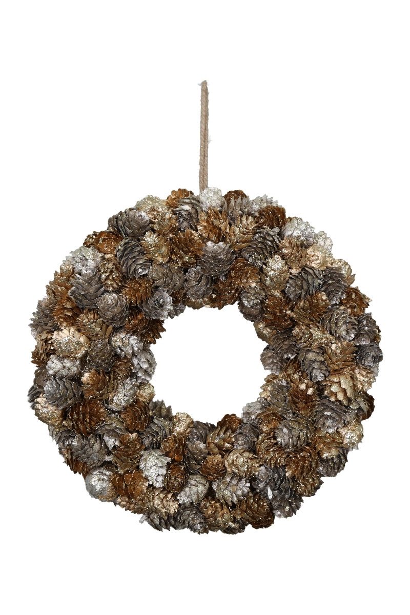 Exner GmbH Garten- & Wohnaccessoires Dekoobjekt Kranz Berry gold 28cm (1 Stück)
