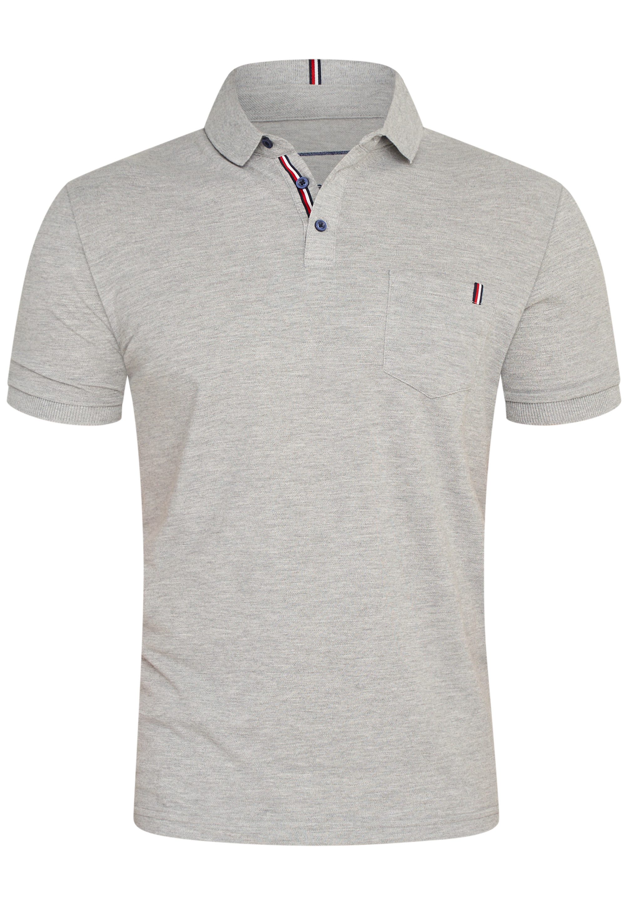 Rello & Reese Poloshirt RRGALENA Herren Kurzarm Polo-Hemd T-Shirt in Piqué- günstig online kaufen
