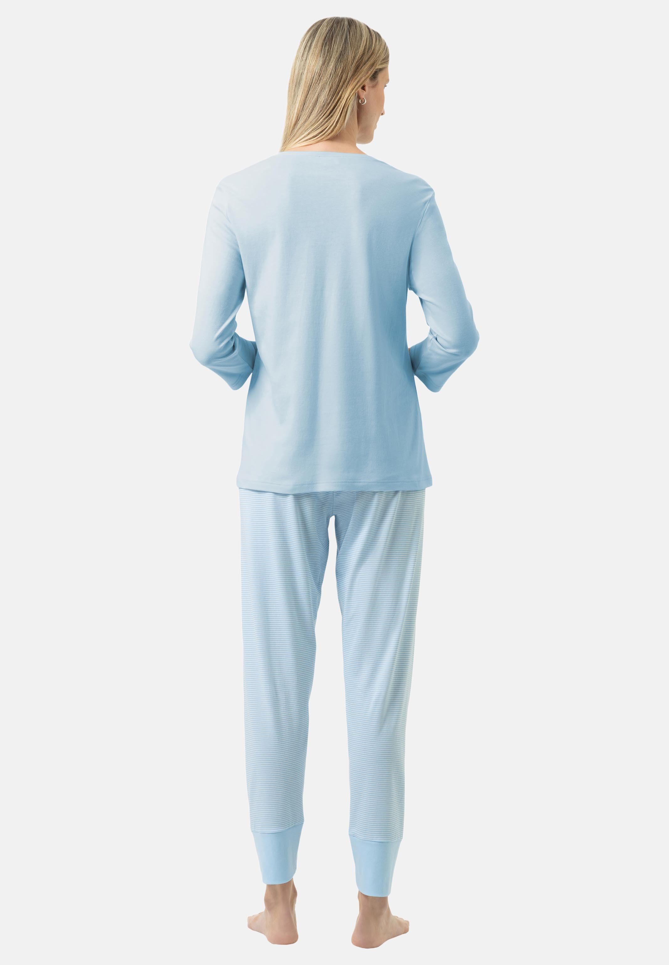 Mey Pyjama Simple Stripes (Set, 2 tlg) Schlafanzug - Baumwolle - Atmungsaktiv