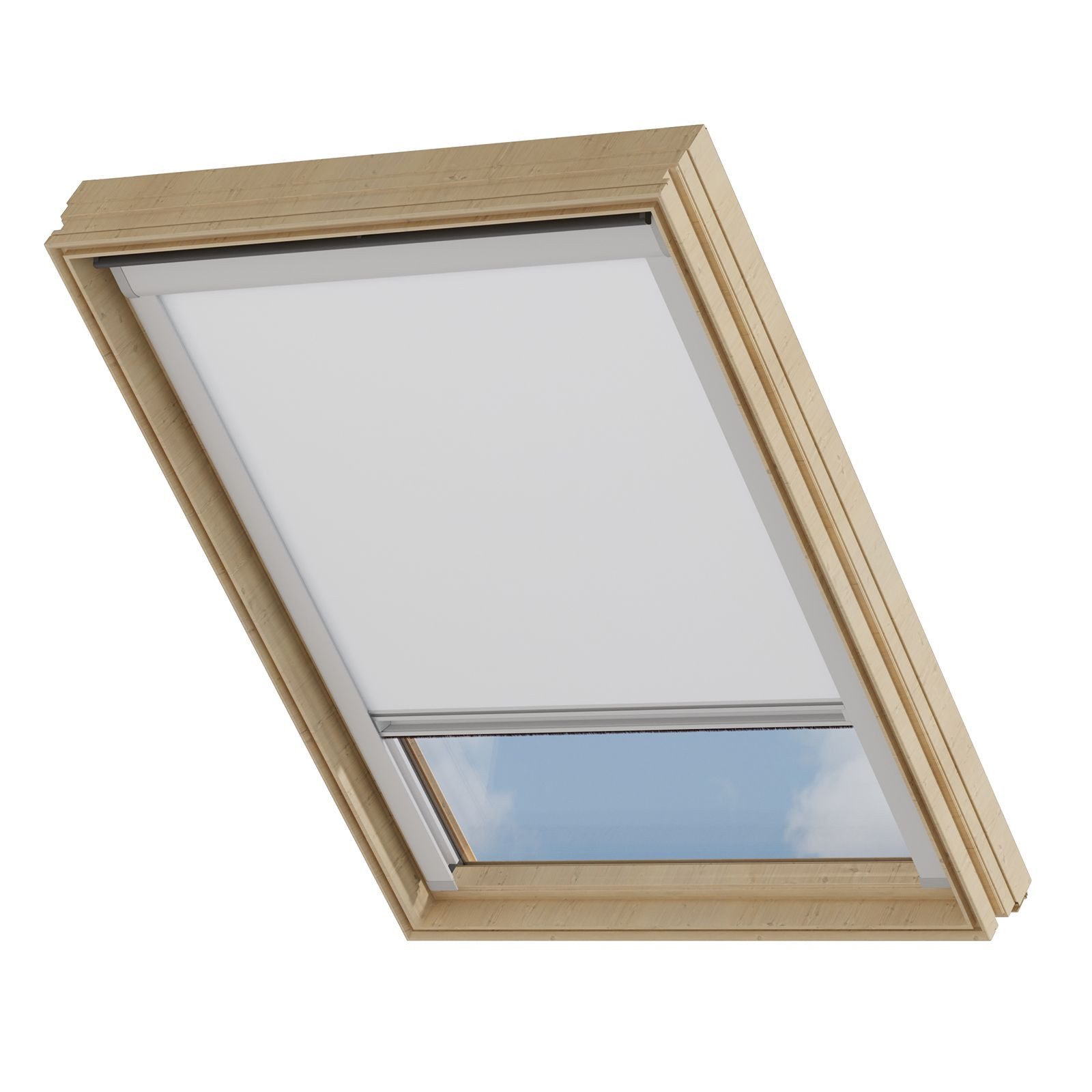Dachfensterrollo Verdunklungsrollo Weiß - Verdunklung - Kompatibel mit VELUX CK01, Cocoon Home, verdunkelnd, Thermobeschichtet, Einfache Montage, 100% Verdunkelnd, Stufenlos