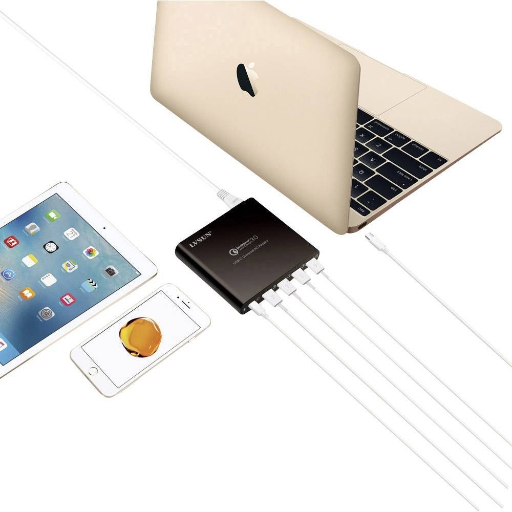 LVSUN USB-Ladestation LS-Q3U-PD LS-Q5U-PD USB-Ladegerät (USB Power Delivery (USB-PD)