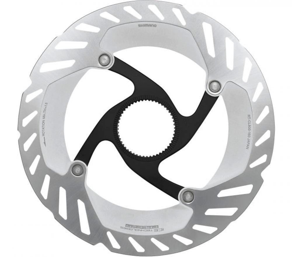 Shimano Bremsscheibe SHIMANO Bremsscheibe RT-CL800 160mm CL Verschlussring mit Magnet - Sch