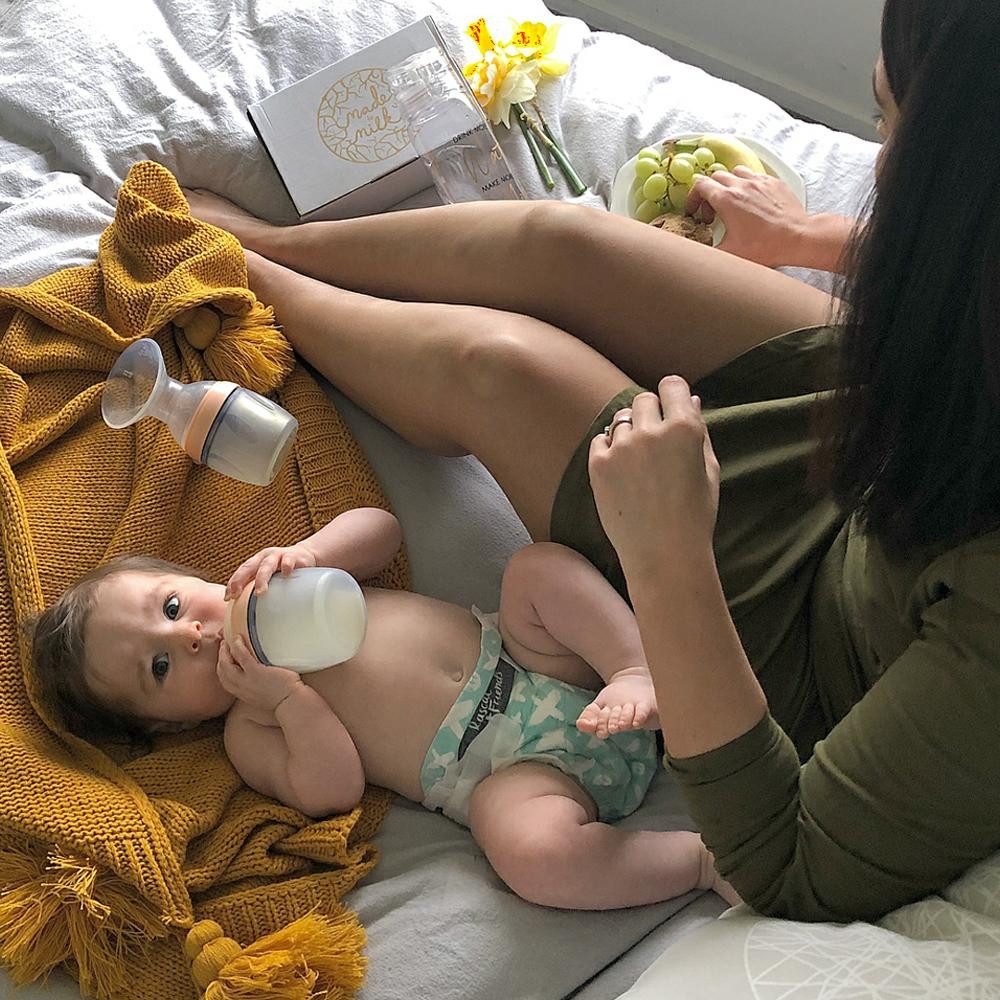 Haakaa Handmilchpumpe Generation 3 Pumpe und Schoppen Set