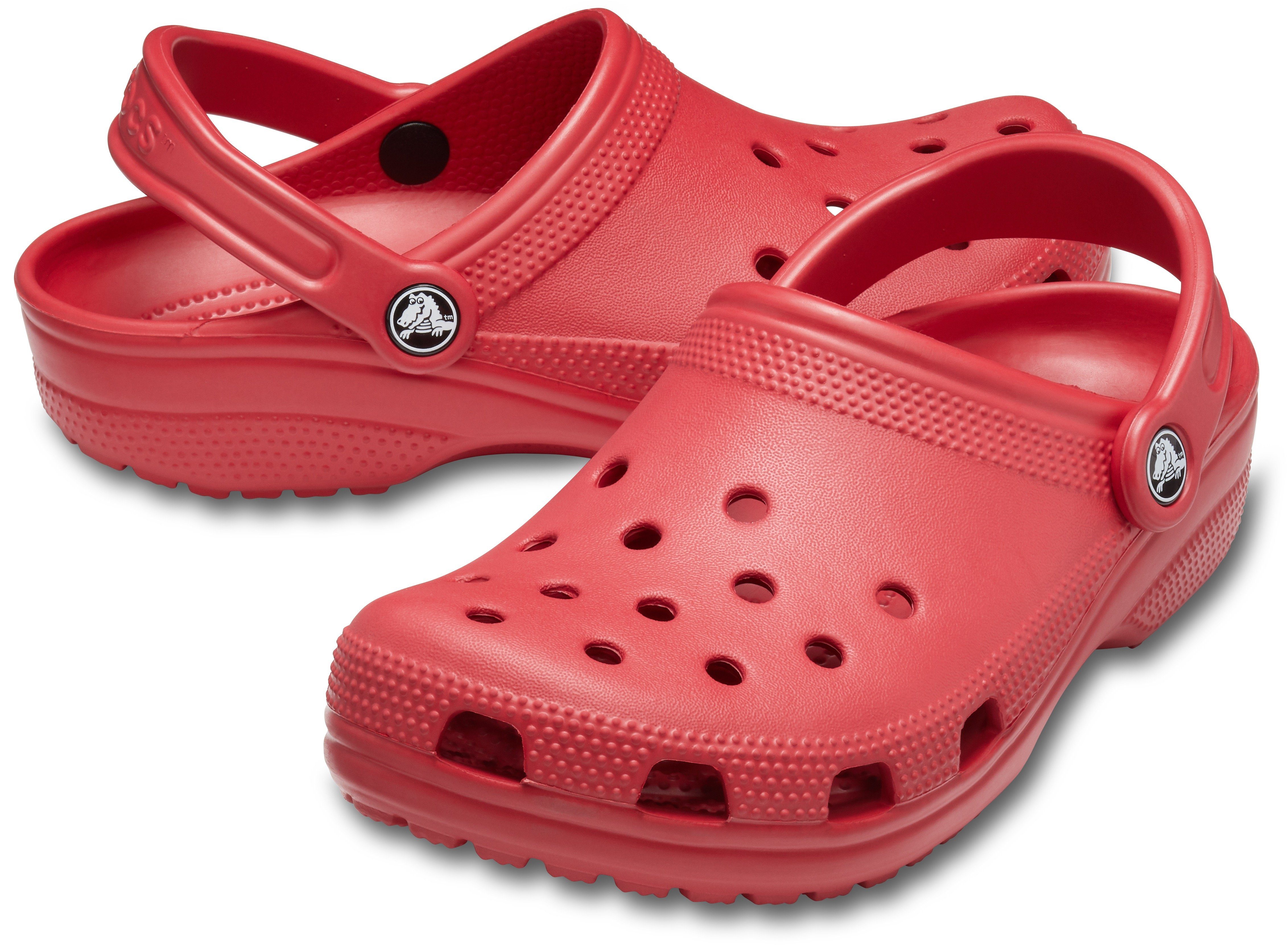 passt rot Jibbitz Classic zu Crocs Clog