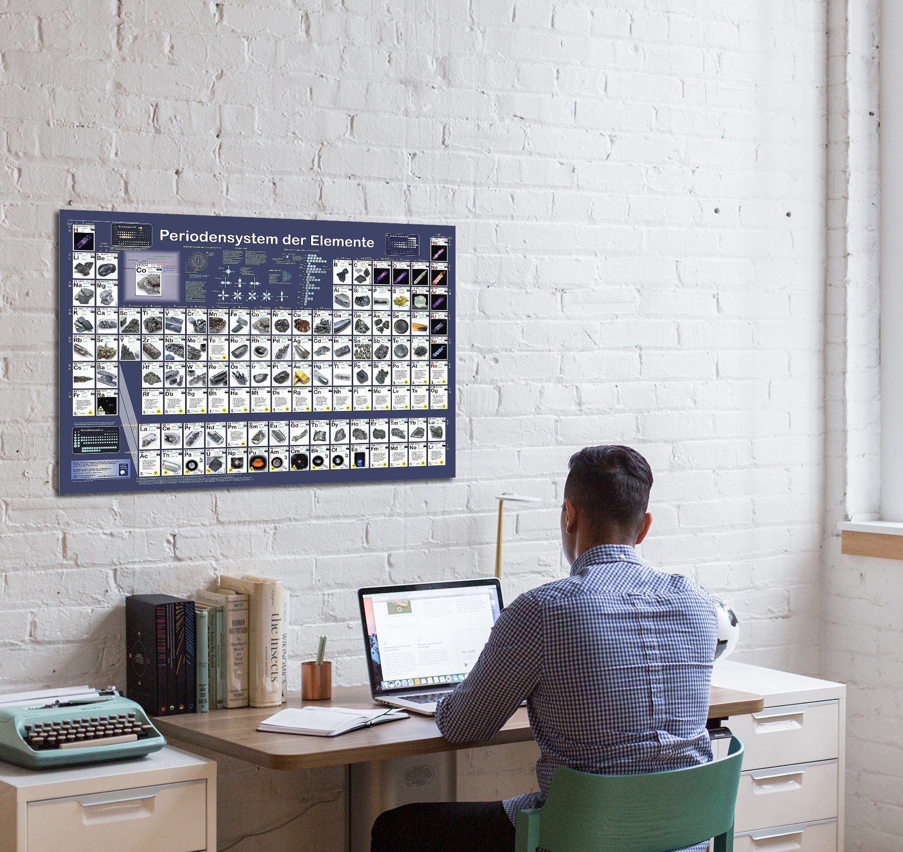 Close Up Poster Periodensystem der Elemente Poster deutsch DIN A1 84,1 x günstig online kaufen